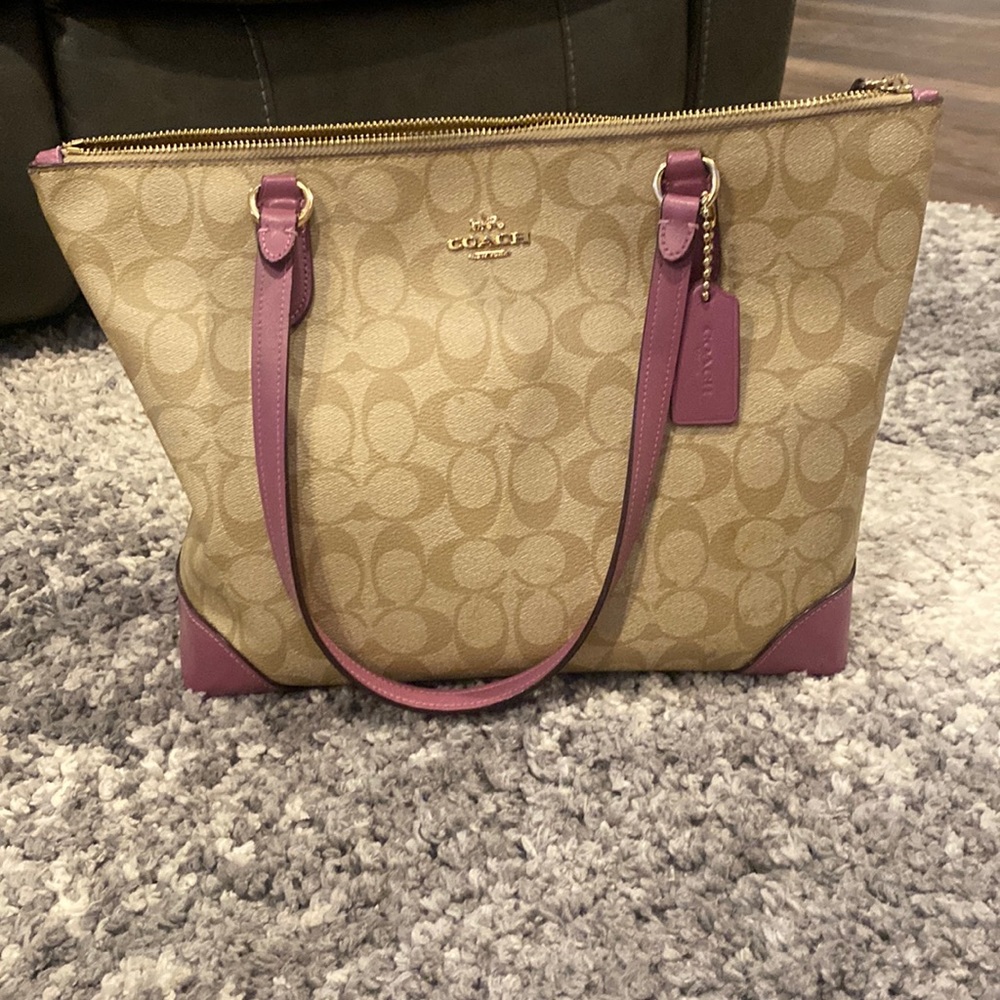 Mauve & Tan Coach